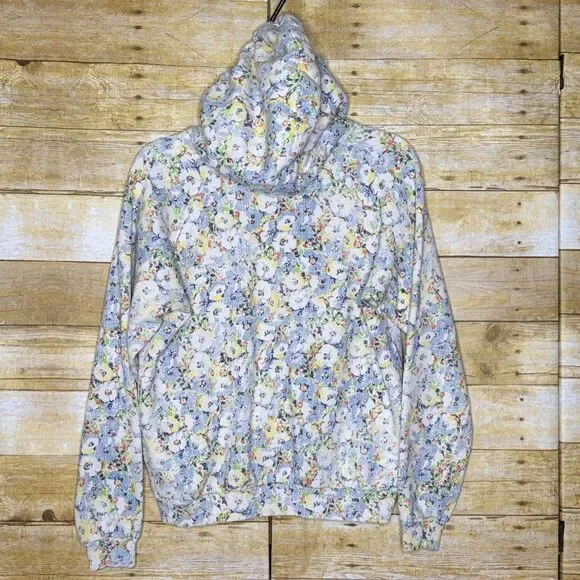 POLO RALPH LAUREN FLORAL CASUAL ATHLEISURE EVERYDAY WEAR COLORFUL COTTON HOODIE - Picture 3 of 3